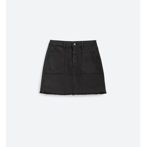 Just Black Denim Skirt